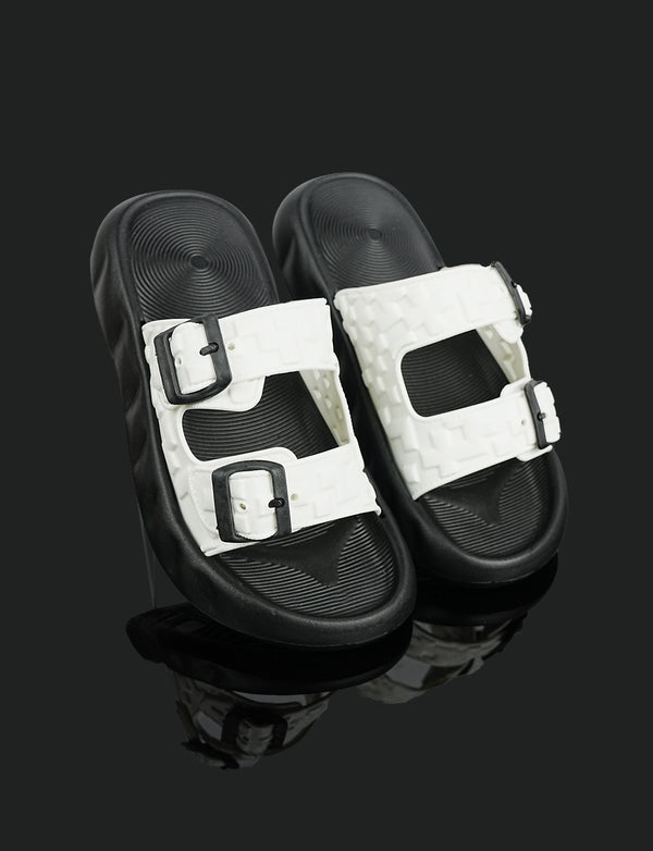 SLIPPER-B-0100-BLK-WHT