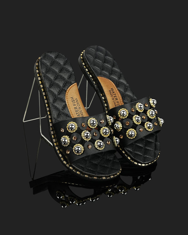 SLIPPER-JX-1803-BLACK