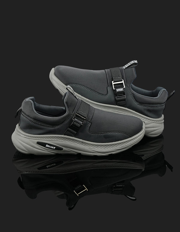 K-806 Slip-On Sports Casual Shoes for Men - Dark Grey