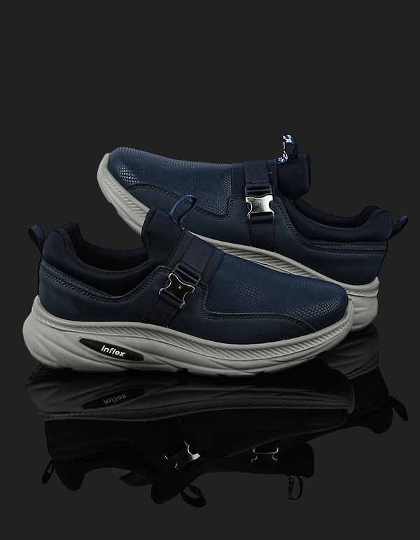 K-808 Dark Blue Slip-On Sports Shoes