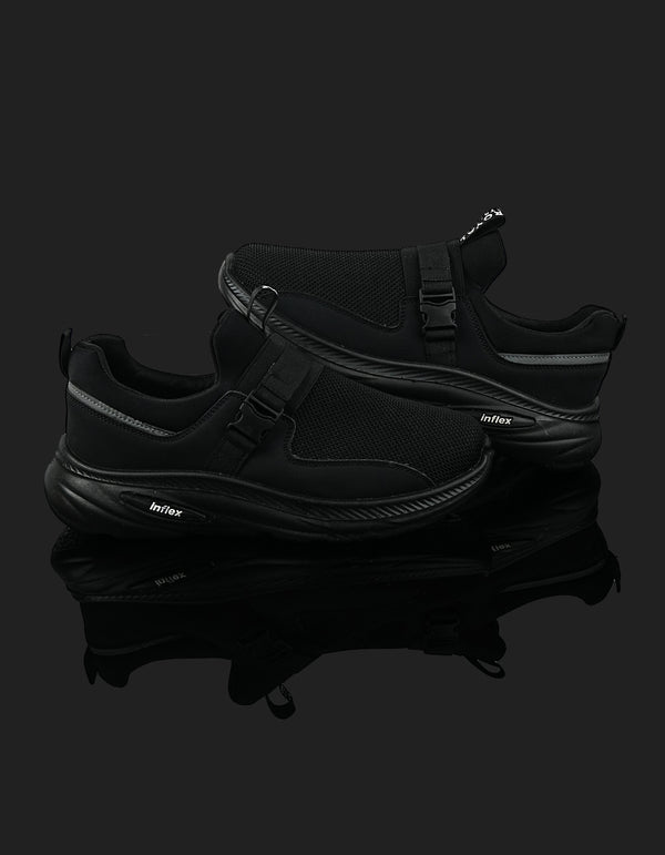 K-809 Black Sports Sneakers – Lightweight & Stylish