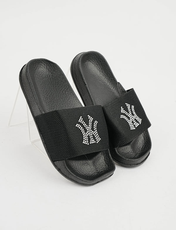 SLIPPER-YS-0389-BLACK